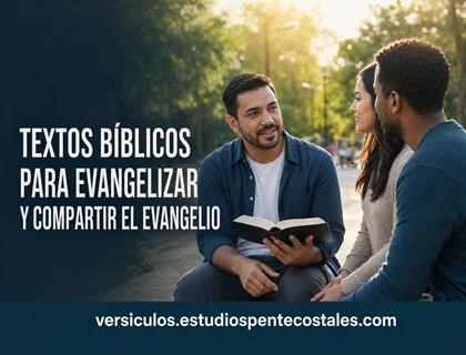 Textos bíblicos para evangelizar y compartir el evangelio