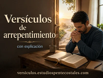 Versículos de arrepentimiento con explicación