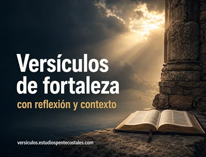 Versículos de fortaleza con reflexión y contexto