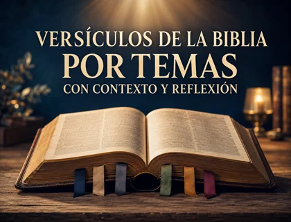Versículos de la Biblia por temas Versículos de la Biblia por temas con contexto y reflexión
