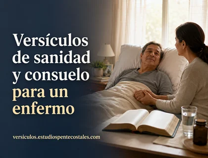 Versículos de sanidad y consuelo para un enfermo