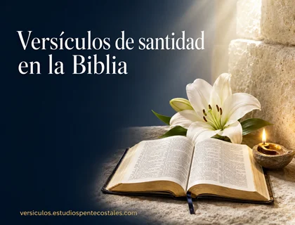 Versículos de santidad en la Biblia