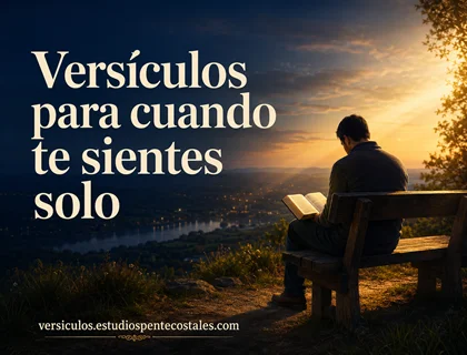 Versículos para cuando te sientes solo