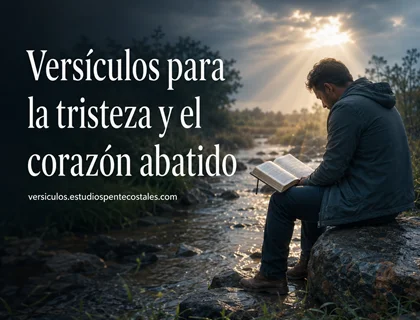 Versículos para la tristeza y el corazón abatido