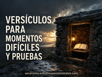 Versículos para momentos difíciles y pruebas