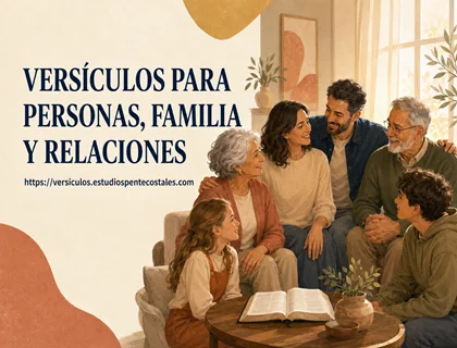 Versículos para personas familia y relaciones Versículos para personas, familia y relaciones