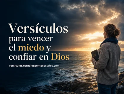 Versículos para vencer el miedo y confiar en Dios