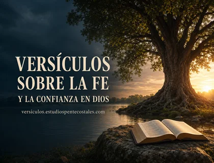 Versículos sobre la fe y la confianza en Dios