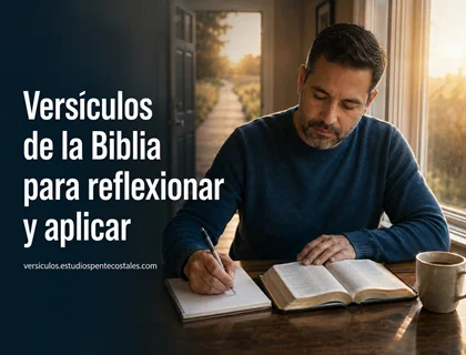 Versículos de la Biblia para reflexionar y aplicar