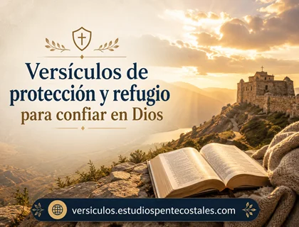 Versículos de protección y refugio para confiar en Dios