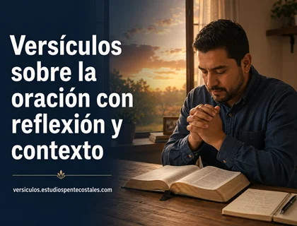 Versículos sobre la oración con reflexión y contexto