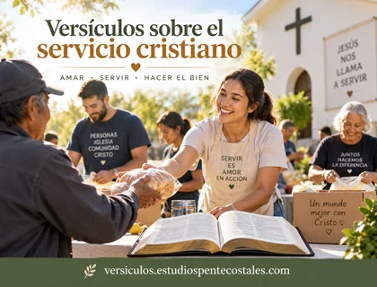 Versículos sobre el servicio cristiano