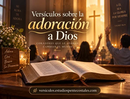 Versículos sobre la adoración a Dios