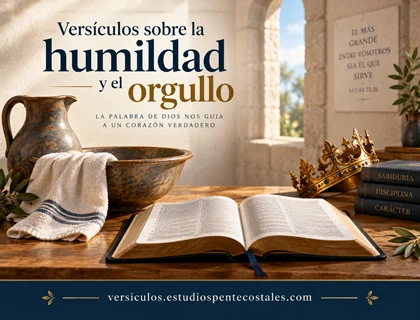 Versículos sobre la humildad y el orgullo