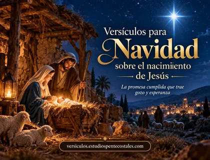 Versículos para Navidad sobre el nacimiento de Jesús