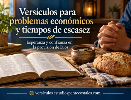 Versículos para problemas económicos y tiempos de escasez